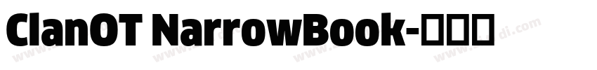 ClanOT NarrowBook字体转换